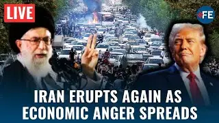 LIVE Iran Protests |  Economic Collapse Sparks Fresh Unrest | US, Israel, Pahlavi Back Protesters