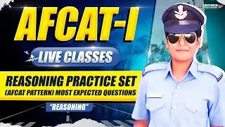 Live Complete Reasoning Practise Set FOR AFCAT 2026 | Latest EdCIL Syllabus #afcatreasoning #edcil