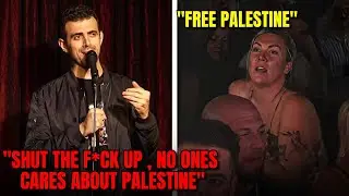Palestine Karen Try To Outsmart Jewish Comedian, She Instantly REGRETTED IT!!
