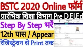 BSTC Online Form 2020 Kaise Bhare | How to Fill BSTC Online Form 2020 | BSTC Form Fill Up 2020