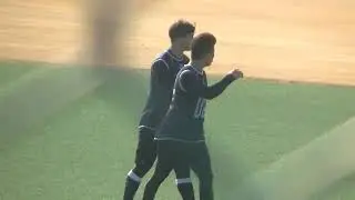 【スワローズ新人合同自主トレ】ノックを受ける松本龍之介（堺シュライクス）〜ヤクルトスワローズ　戸田 2025年1月21日