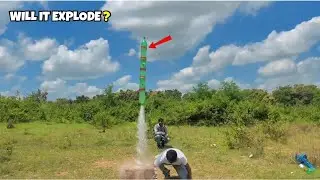 Water Bottle Rocket Launch 🚀 This Rocket Is Made from a Bottle🔥💥