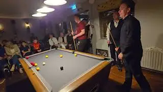 Ken Doherty v Conor Walsh at the Pool Exhibition in ‎@parkerspubKerry  on Friday  23rd August 2024.