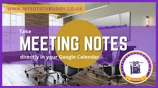 Meeting Notes in Google Calendar