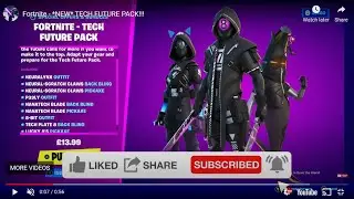 Fortnite Introduces the Tech Future Pack   YouTube and 1 more page   Personal   Microsoft​ Edge 2021