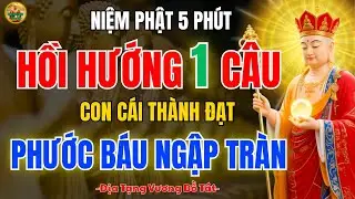 Kinh Địa Tạng Dạy ✨ Niệm Phật 5 Phút, Hồi Hướng 1 Câu Cho Gia Đạo Bình An
