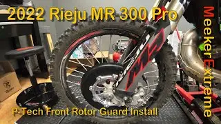 A&M Moto Toys - Rieju MR 300 Pro P-Tech Front Rotor Guard Install (EPK008)