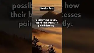 People With Blue Eyes Have Higher Pain Tolerance #subscribe #factshorts #psychologyfacts
