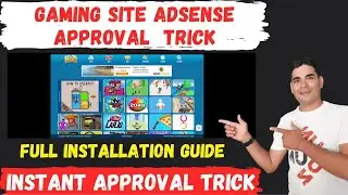 Gaming PHP Script 🔥 adsense approval script | adsense approval trick 2024 | gamemonetize script