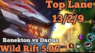 Renekton vs Darius - Wild Rift 5.0C || Baron Lane Ranked