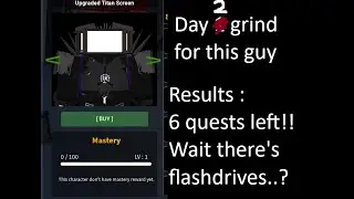 uttv grind day 2 progress on ST blockade (without skipping any quest)