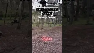Scaling tree top at Adventure Par (Lisbon area)! #expat #expatkids #expatmom #thegreatoutdoors