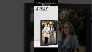 How to Use Prospective crop tool in Photoshop 2023#shorts  #photoshop