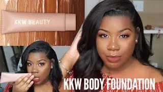 NEW! KKW BODY FOUNDATION Review (TAN) | Does it COVER my scars, discoloration & stretch marks?