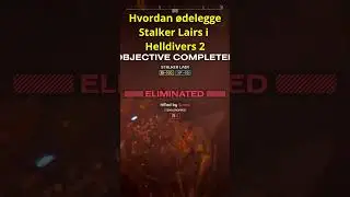 How to destroy a Stalker Lair in Helldivers 2 #helldivers2 #norsk #gaming #tips