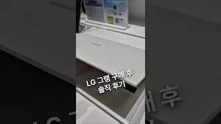 LG 그램 구매 후 2주 사용 솔직 후기
