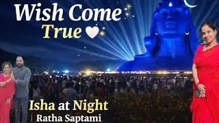 Isha Foundation Chikkaballapur Night View | Laser Show | Ratha Saptami | Telugu Vlogs |3D Projection