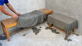 WOW - Creative Gardening Designs - Cloth and Cement - Garden Craft Idea
