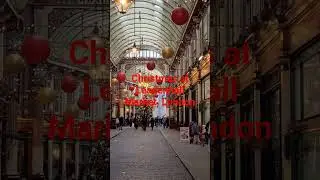 Christmas at Leadenhall Market, London