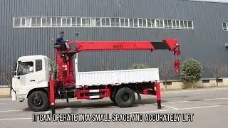10ton telescopic boom crane with truck