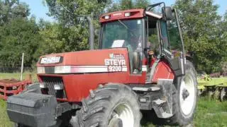 Steyr 9200(Case IH 7220) Start and Cabin inside.