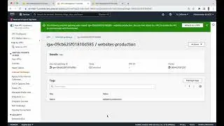 Таблица маршрутов AWS VPC