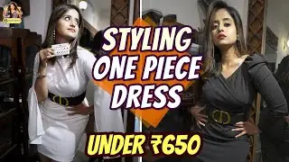 Styling one piece dresses under 650 rupees | Shopping haul | Chaitra Vasudevan