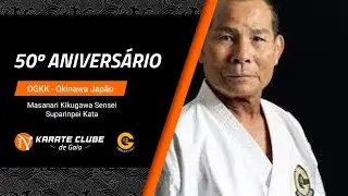 50° aniversário OGKK - Okinawa Japão - Masanari Kikugawa Sensei -  Suparinpei Kata