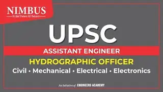 UPSC AE 2021 Notification Out | Hydrographic Officer | CE/ME/EE/EC | Latest Job Updates 2021