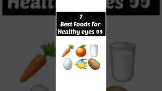 7 best foods for healthy eyes care tips | healthy foods for eyes weakness | #shorts #eyehealth