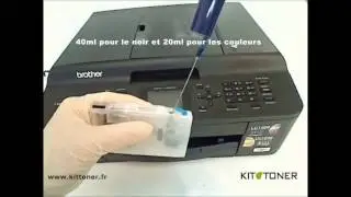 Instructions - Cartouche rechargeable compatible (non oem) pour Brother LC1220/1240/1280