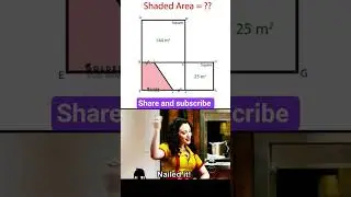 Find  Shaded Area Problems: Geometry & Math Olympiad Prep #olympiad #maths
