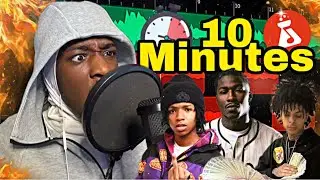 MAKING A BANGER IN 10 MINUTES ON BANDLAB🔥(DRILL BANDLAB PRESET)