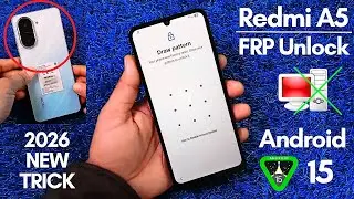 Redmi A5 Frp Unlock Android 15 | No PC | Redmi A5 Google Account Bypass | Activity Launcher Not Work