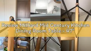 Review Milliard Mid Century Kitchen Dining Room Table - 47