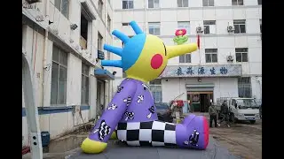 Saying Hello !  Inflatable Balloon Mascot for Mall Decoration