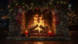 Fireplace Ambience 4K | Real Fire Sounds for Deep Relaxation