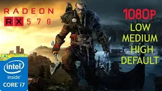 Assassin's Creed Valhalla | i7 - 3770 | Rx 570 4GB | 12GB Ram (1080p All Settings)