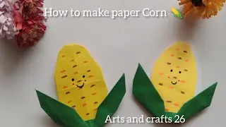 How to make paper corn origami paper corn