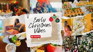 Girls' Day Out: Early Christmas 🎅🎄| GRAZE KITCHEN Lunch Buffet 🥗🍰