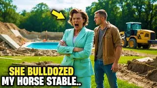 HOA Bulldozed My Horse Stables For A Pool, So I Sued Them And Built A Mega Barn On Their Parking Lot