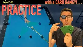 How to PRACTICE 8-ball runouts when you have no plan!  Hill Hill Card Game Review!