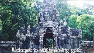 #amazinggate # welcome to visit amazing temple gate in Cambodia.