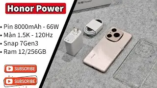 Honor Power - Smartphone Pin 8000mAh chỉ nặng 213g ?