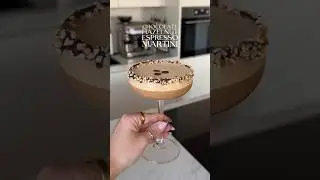 the perfect fall/winter cocktail: baileys chocolate hazelnut espresso martini 🍫🌰☕️ | #shorts