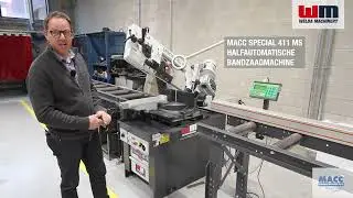 Macc | 411 M/S bandzaagmachine | TISP Mol - Welda Group
