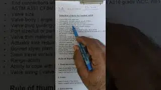 IE-208,SELECTION CRITERIA FOR CONTROL VALVES BY KAPIL SHARMA,G.P.C, AJMER