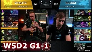 Vitality vs ROCCAT | Game 1 S7 EU LCS Summer 2017 Week 5 Day 2 | VIT vs ROC G1 W5D2