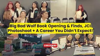 Big Bad Wolf Book Finds, JCI Photoshoot & A Career you probably Never Heard of!