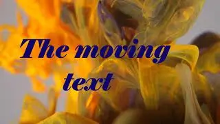 How To Create The Moving Text  In Photoshop | Photoshop Tutorials
